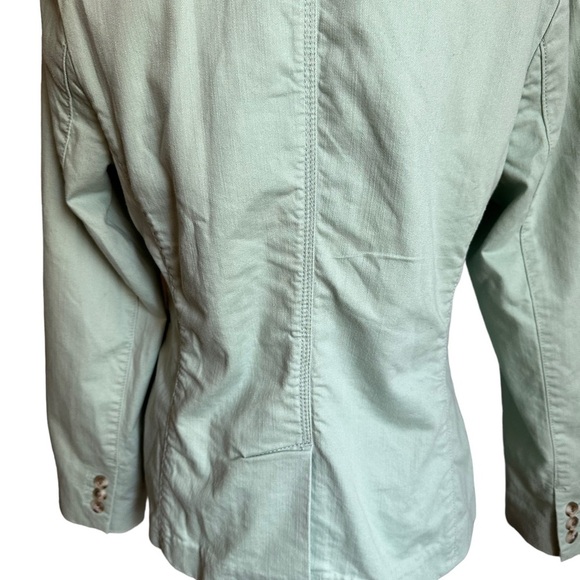 L.L. BEAN Women's Seafoam Green Blazer Jacket 3-Button Classic Size Small - Picture 6 of 17